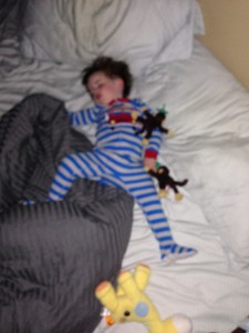 His other worst nightmare would be having only a Queen size bed all to himself.