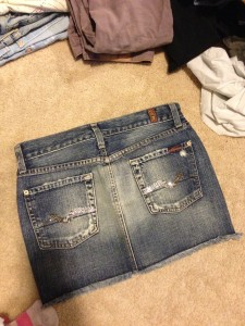Sadly the glittery butt mini-skirt didn't make the cut.