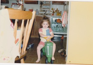 Thanks for letting me destroy your house and play with all of J's old toys.