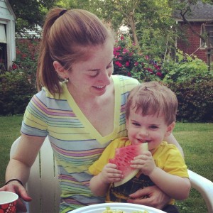 Watermelon is good but ice cream would be better!