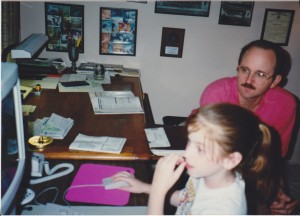 Computer lessons, back when the teacher was still the student.